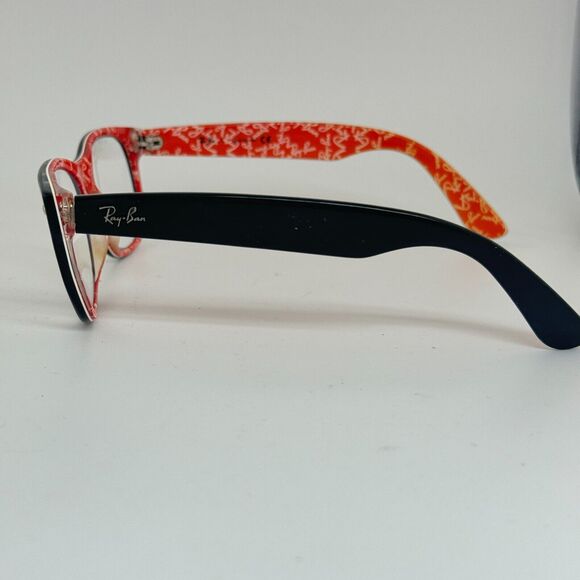 Ray-Ban Eyeglasses Frames RB5184 2479 Black Round Full Rim 54-18-145 H14946 - Picture 2 of 7